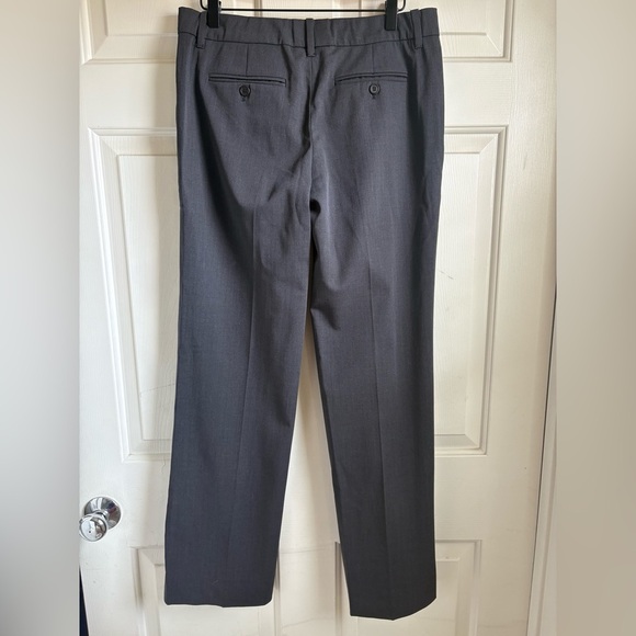 Prada Women's Wide Leg high waisted charcoal grey trousers size 42/12US - Picture 2 of 3